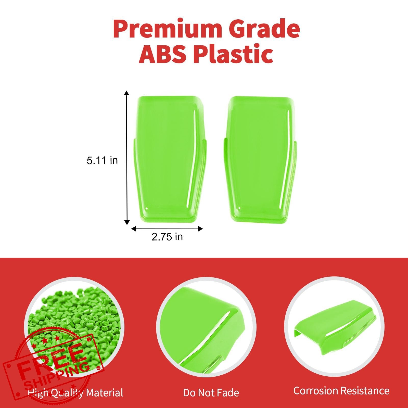 SQQP Tail Window Trim Green