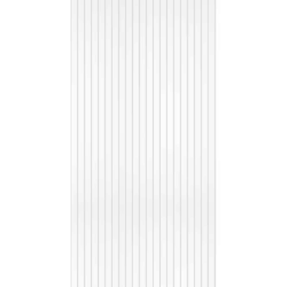 Beadboard Wall Panel White Wainscoting Hardboard Interior Decorative 32SqFt
