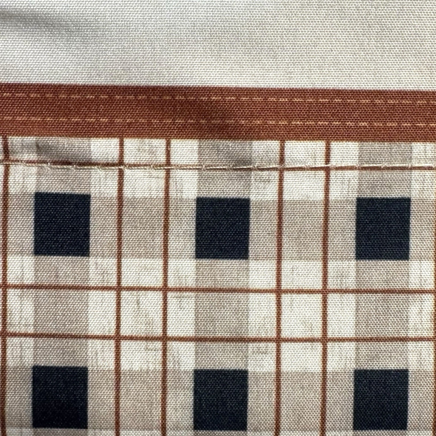 Avanti Linens Farm Ruffled Valance Curtains by Linda Spivey 60” L x 18” W New