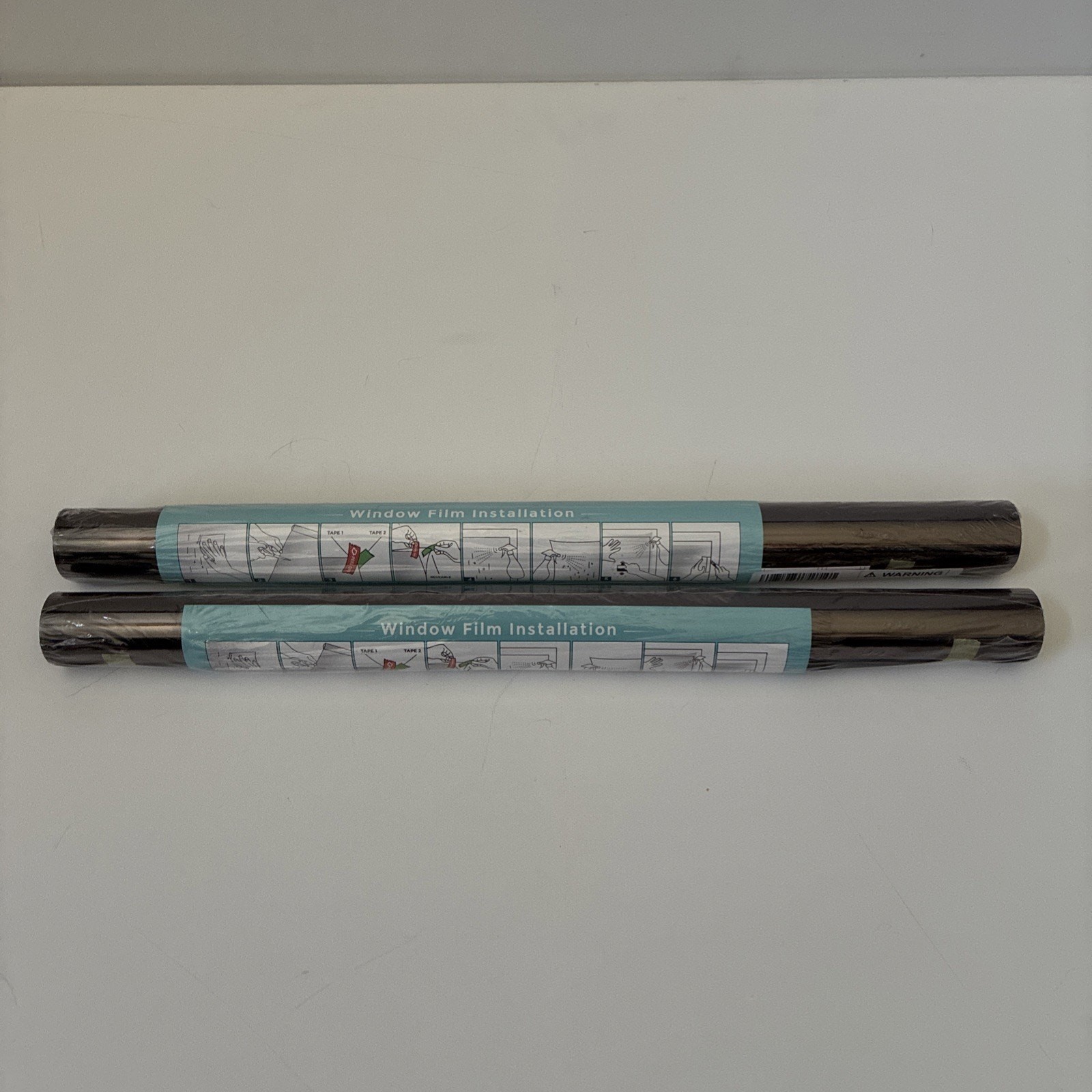 Lot Of 2 Coavas One Way Privacy Window Film Reflective Tint Static Sz 17.5×78.7