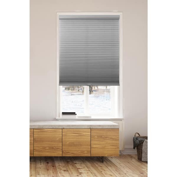 Lumi Gray Polyester Light Filtering Cordless POSH Honeycomb Cellular Shade