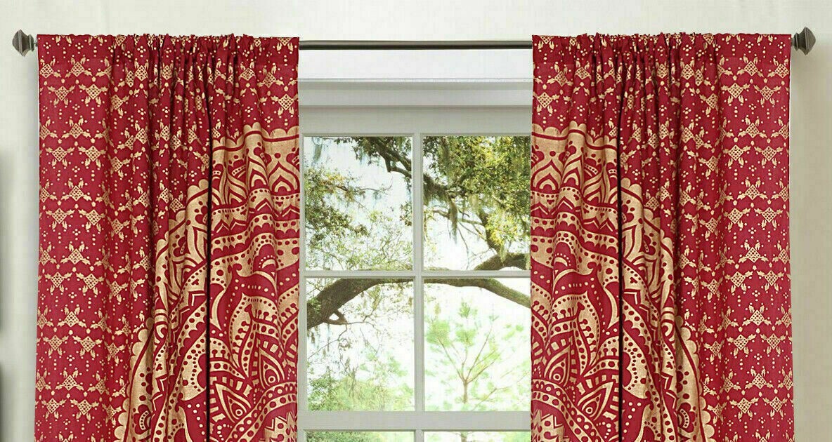 Wall Hangings Indian Curtains Boho Decor Window Valances Decor Room Valances Art