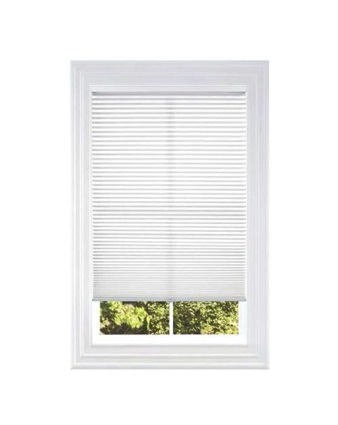 Cellular Honeycomb Cordless Shade, 9/16″ Single Cell Light 23″W x 72″H White New