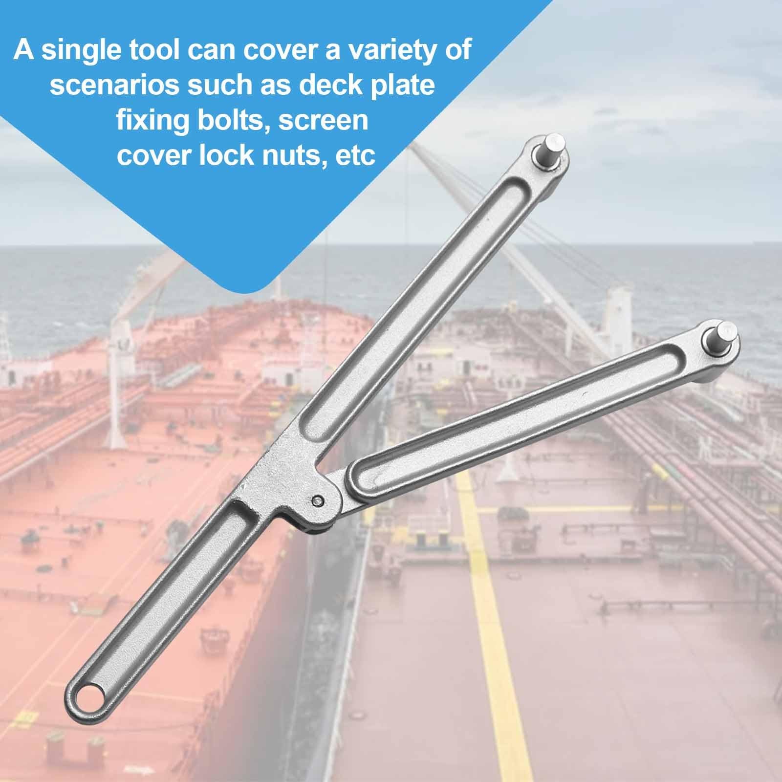 Spanner for Groco Spanner Wrenchdeck Plate Key Wrench, Pin Spanner Wrench, Ex…