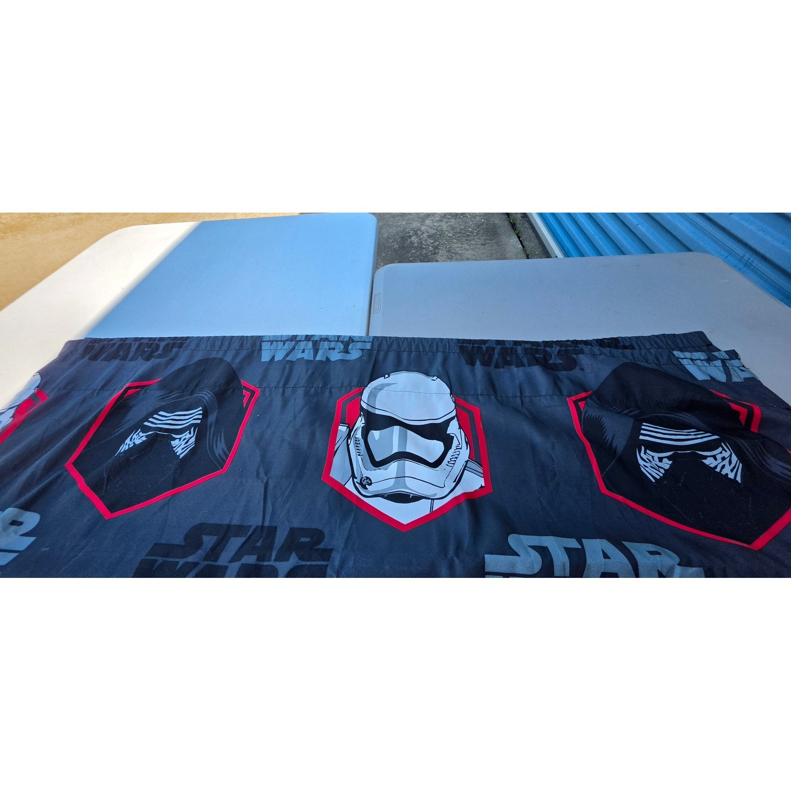 Star Wars Kylo Ren Stormtrooper Curtains Set 2 Panels Grey Red Jay Franco & Sons