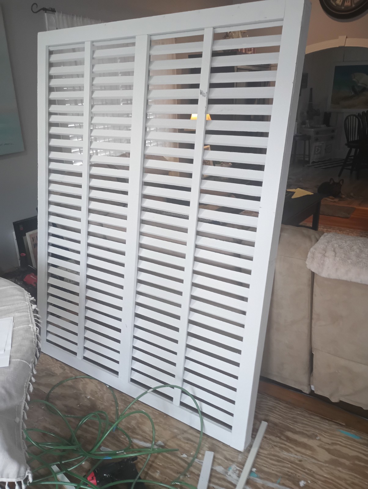 Plantation Blind Wood Window Shutters Multi-Color Fade Resistant Indoor Outdoor