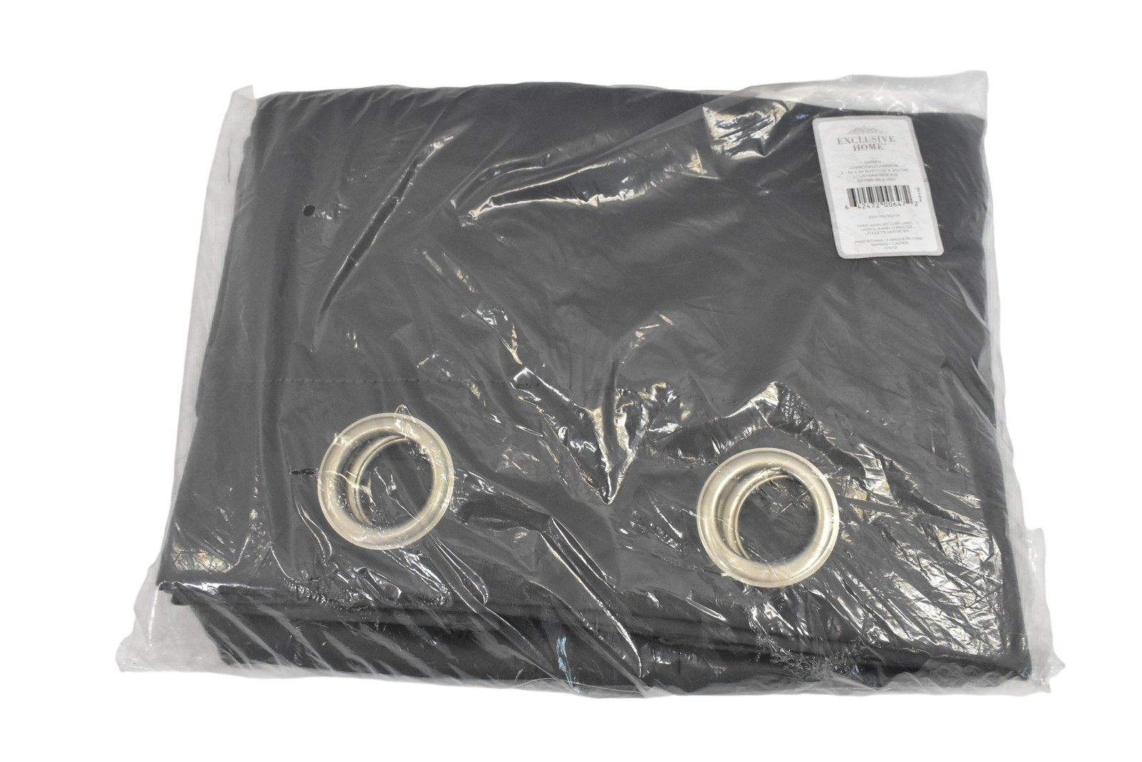Exclusive Home Panels Made To Measure 52×84 Gray Sateen Grommet Light Filtering