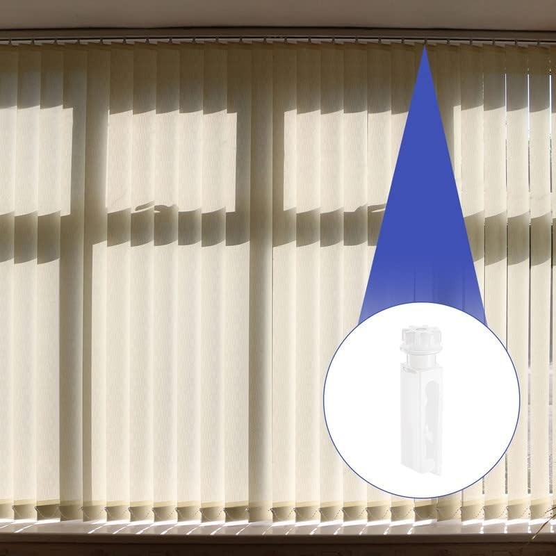 Invisible Design Vertical Blind Replacement Stems – 12 Easy Snap Install Parts