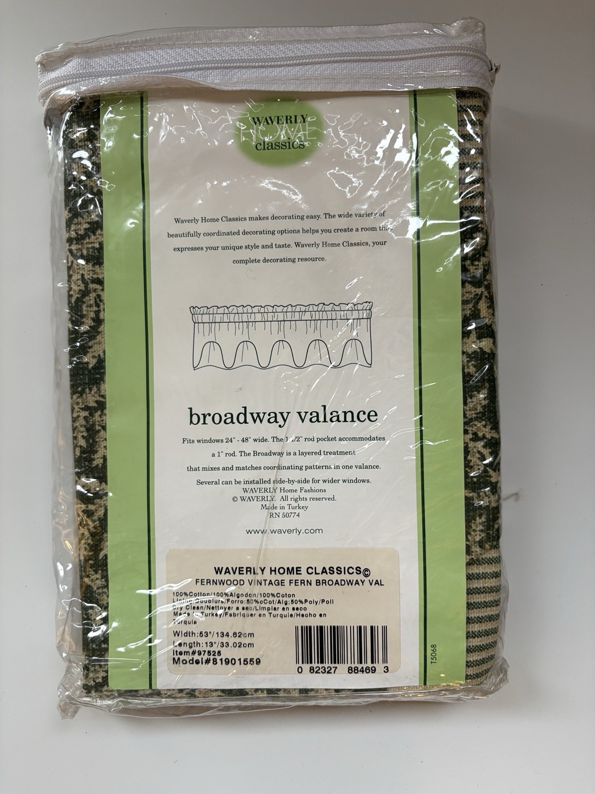 Waverly Broadway Valance Lot Of 2 Fernwood Vintage Home Classics