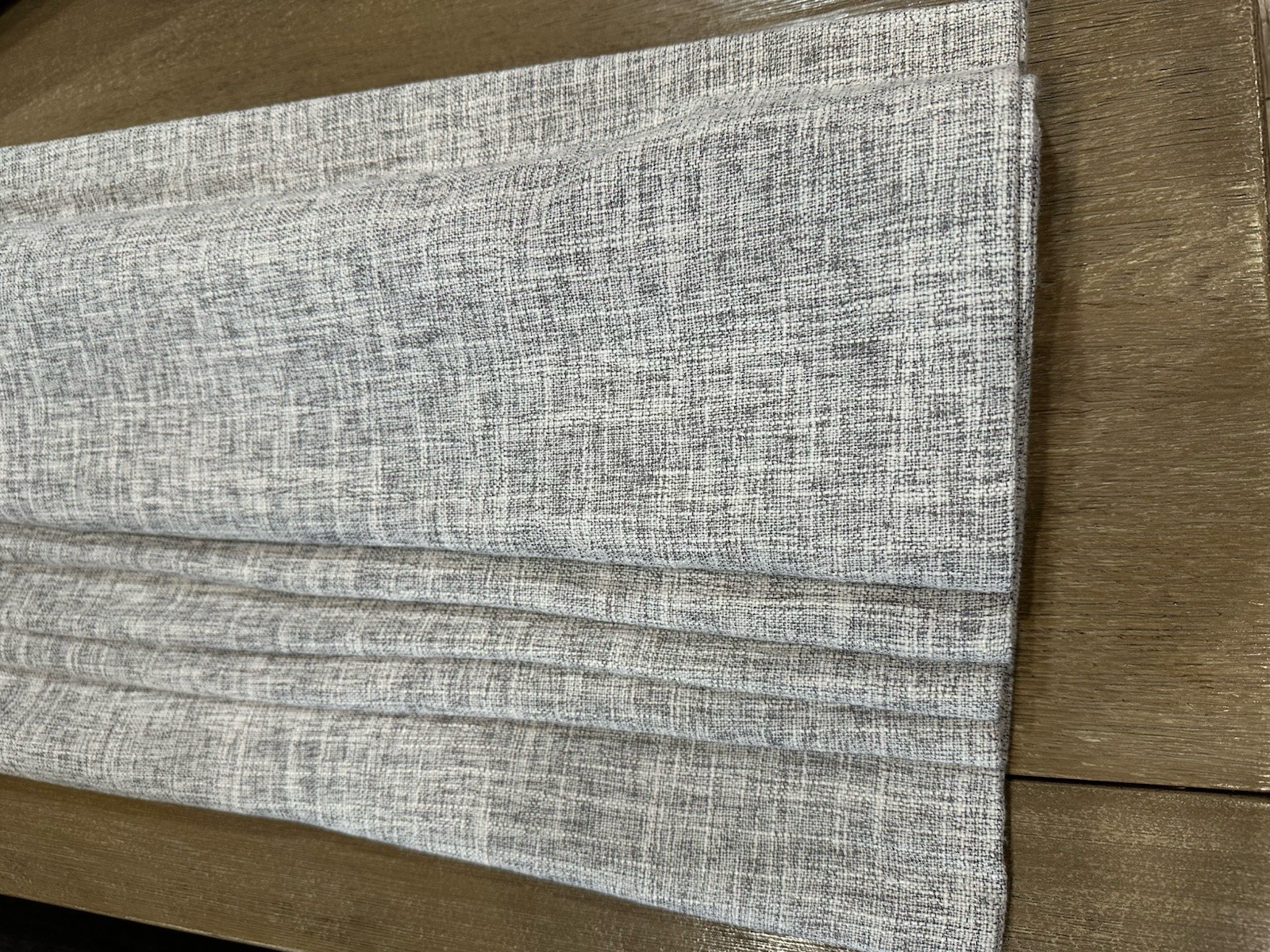 West Elm Crossweave Roman Shade Stone White 44×64 Replacement Hardware