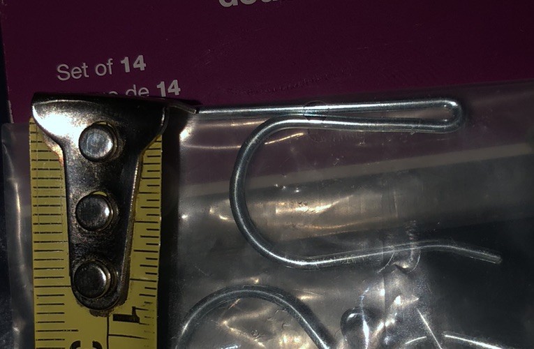 Bali Heavy Duty Rounded Pin On Hooks-BRAND NEW-SHIPS SAME BUSINESS DAY