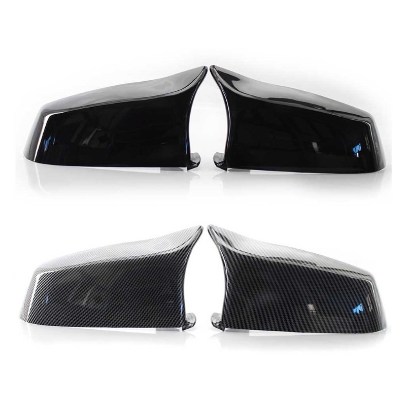 2pcs Auto Left Right Side Mirror Cover Caps for E60 E63 F06 F07 F12 5 6 7 Series