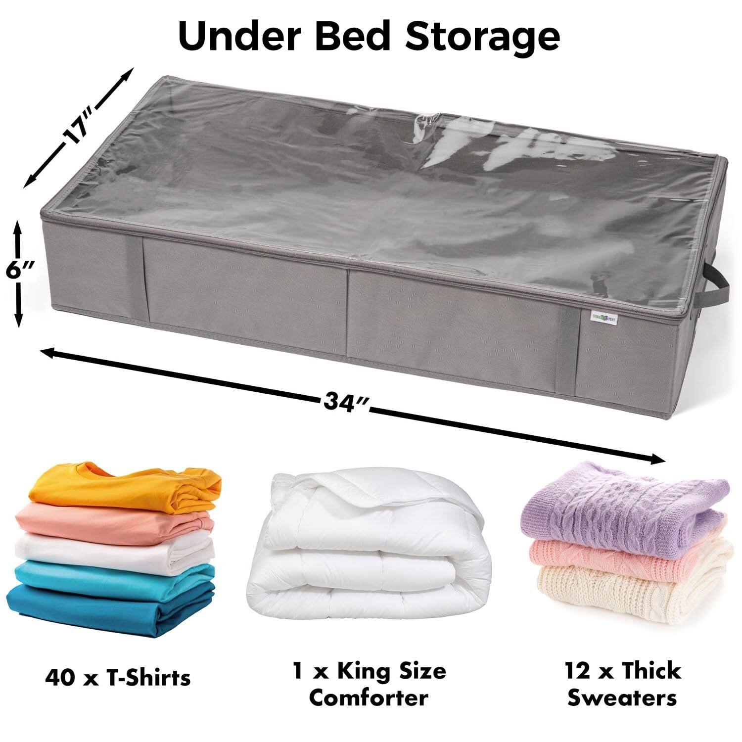 Closet Organizers and Storage – Maximize Space with Under Bed Storage Contain…