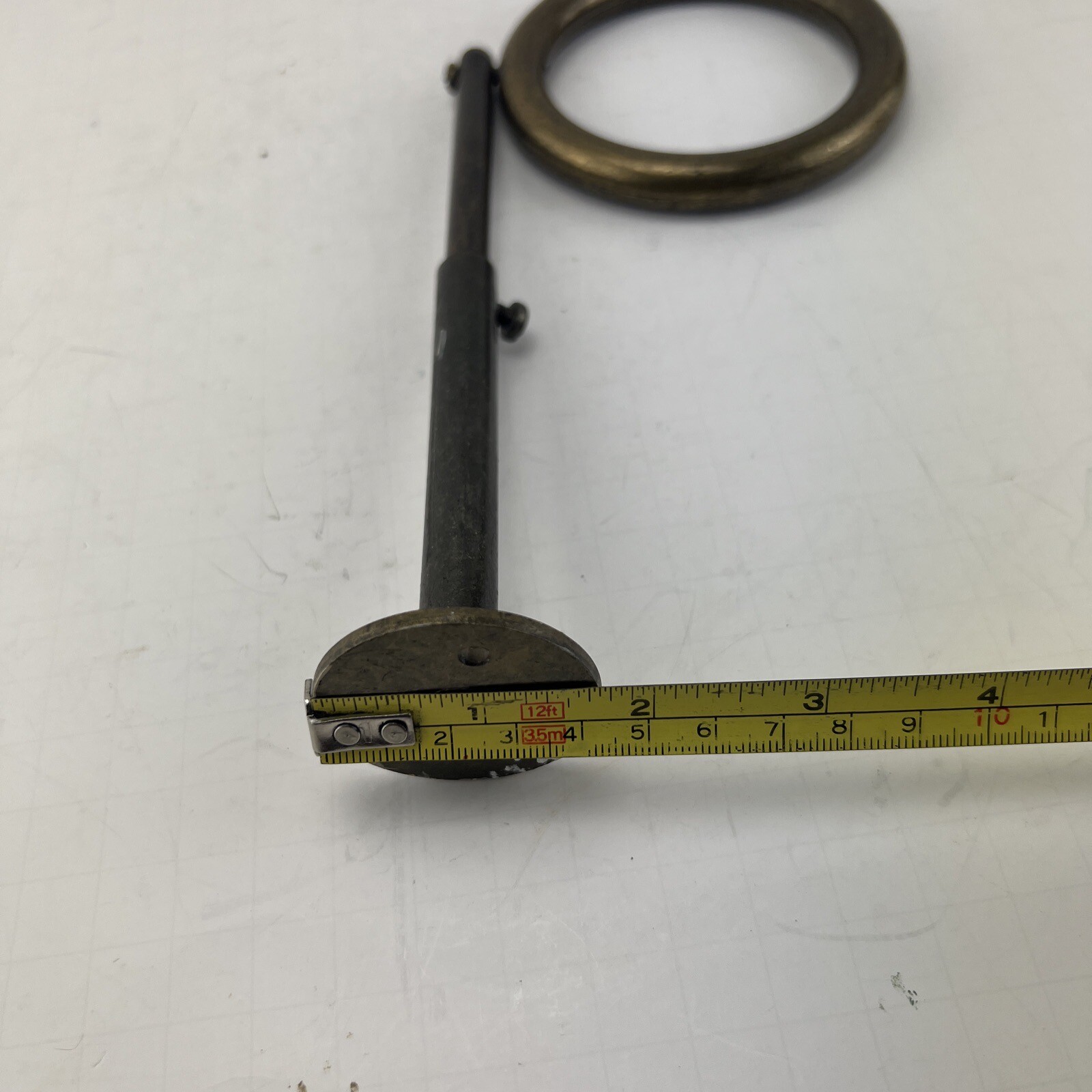 Heavy Duty Adjustable 3” Steel Ring Curtain Swag Holder Wall Or Ceiling Mount