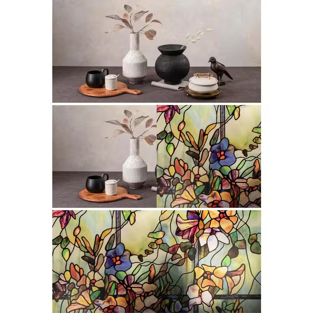 24 In. X 36 In. Trellis Decorative Window Film