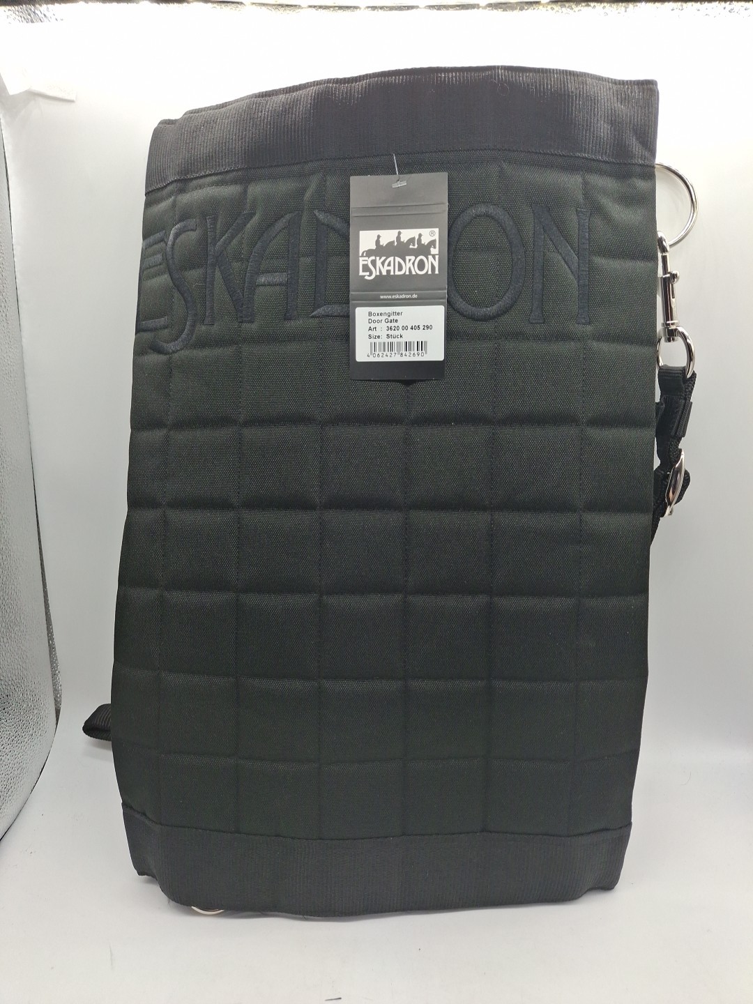 Eskadron Quilted Door Gate Black Color 90x50cm Brand New