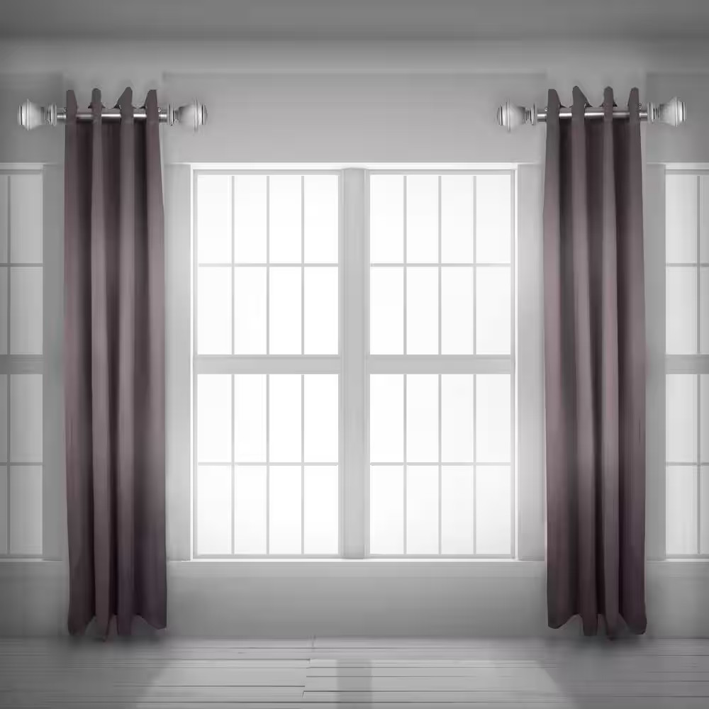 Bach 1.5 Inch Side Single Curtain Rod Adjustable 12-20 Inch Long (Set of 2) – Sa