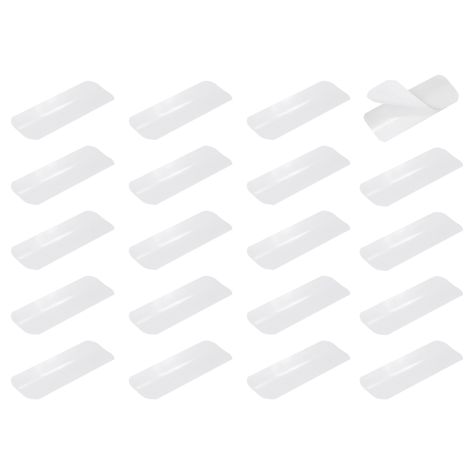 20Pcs 1″ W x 3″ l Self-Adhesive Mini Horizontal Blind Repair Tabs White