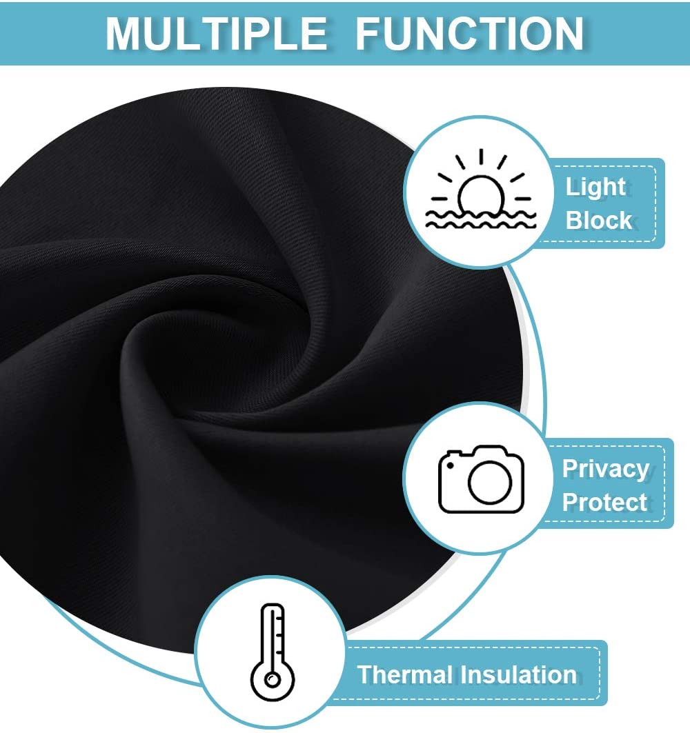 Extra Long Blackout Curtain Panel 8.3x12ft Thermal Privacy Room Divider