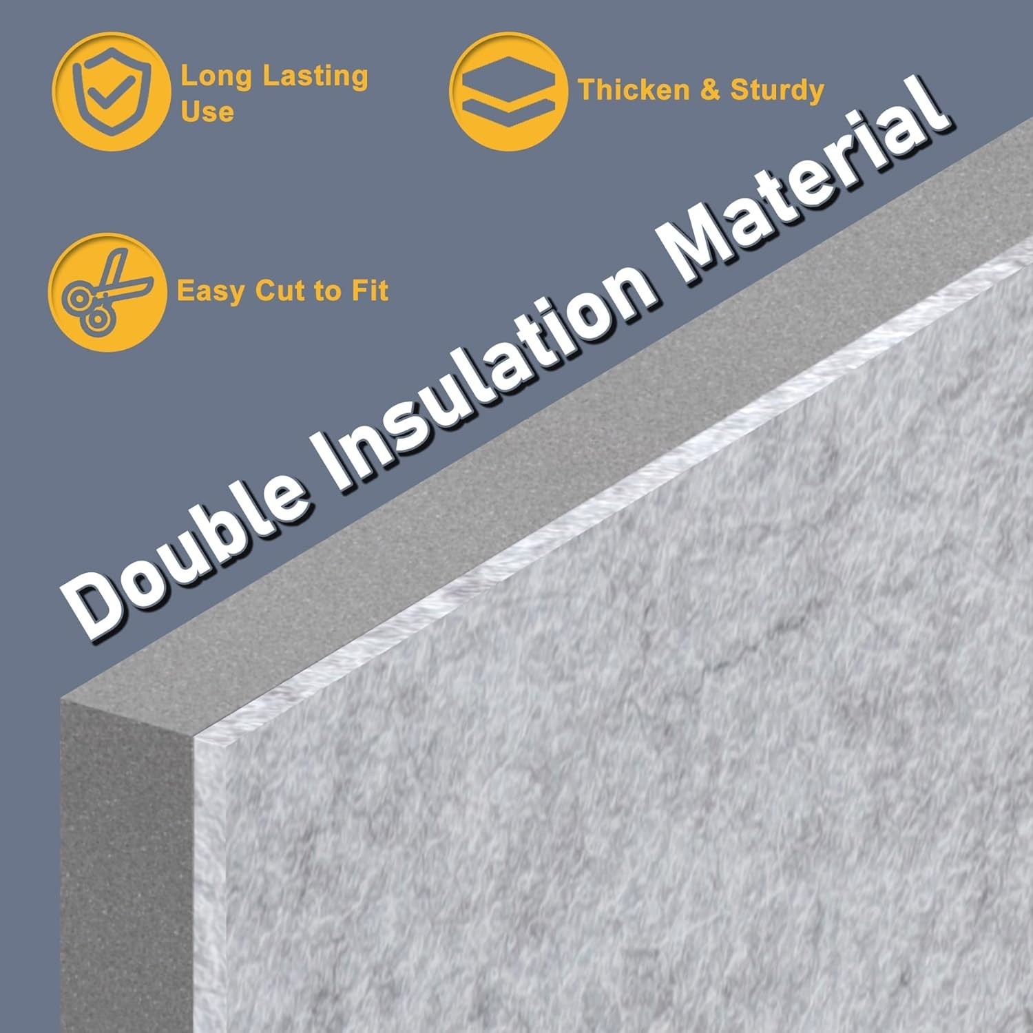 Insulated Foam Panels for Portable AC Window Seal Kit 16.5×6.25 In 3 Pack