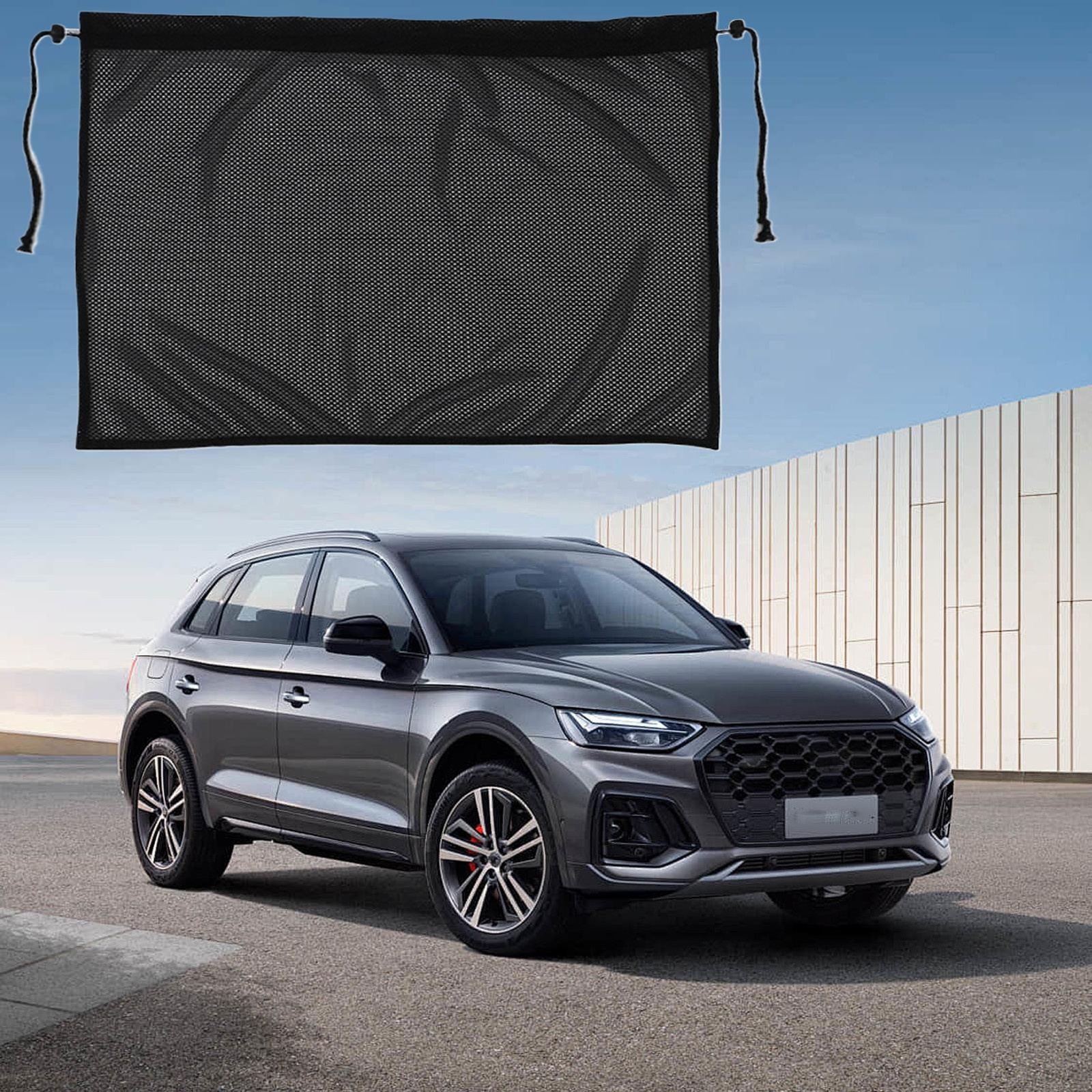Car Door Sunshade Privacy Protection Breathable Mesh Shield UV Protection
