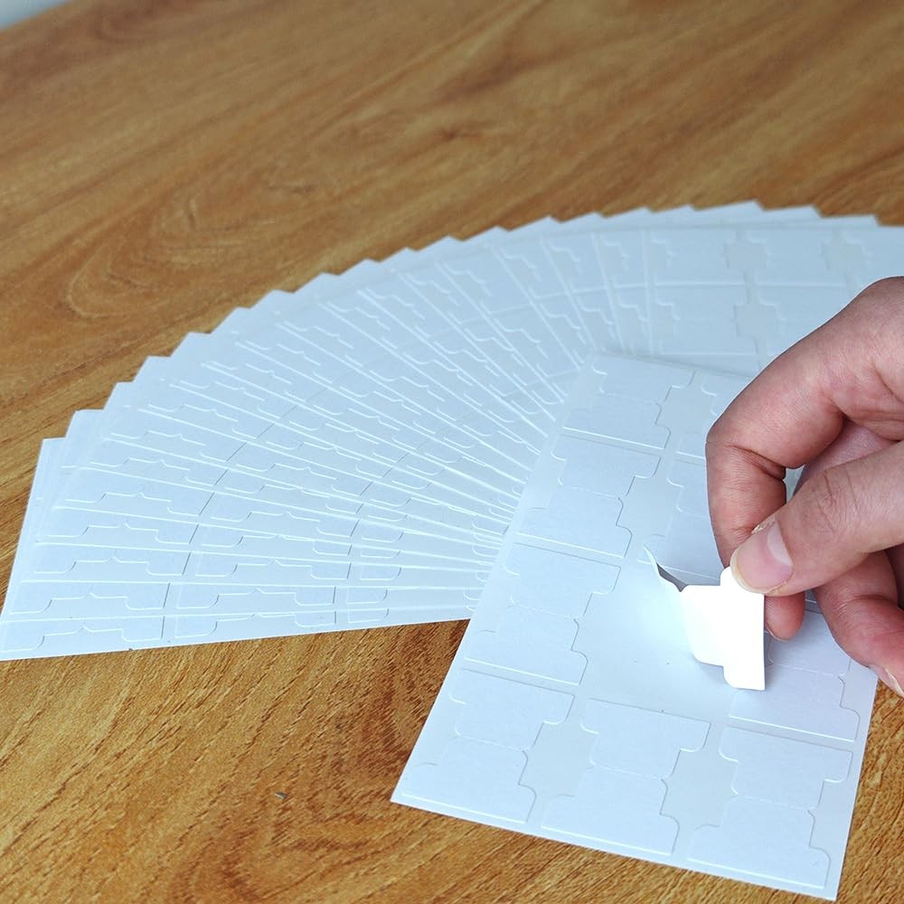 420 PCS White Writable Index Tabs, 35 Sheets 3.35 x 6.02 inches,