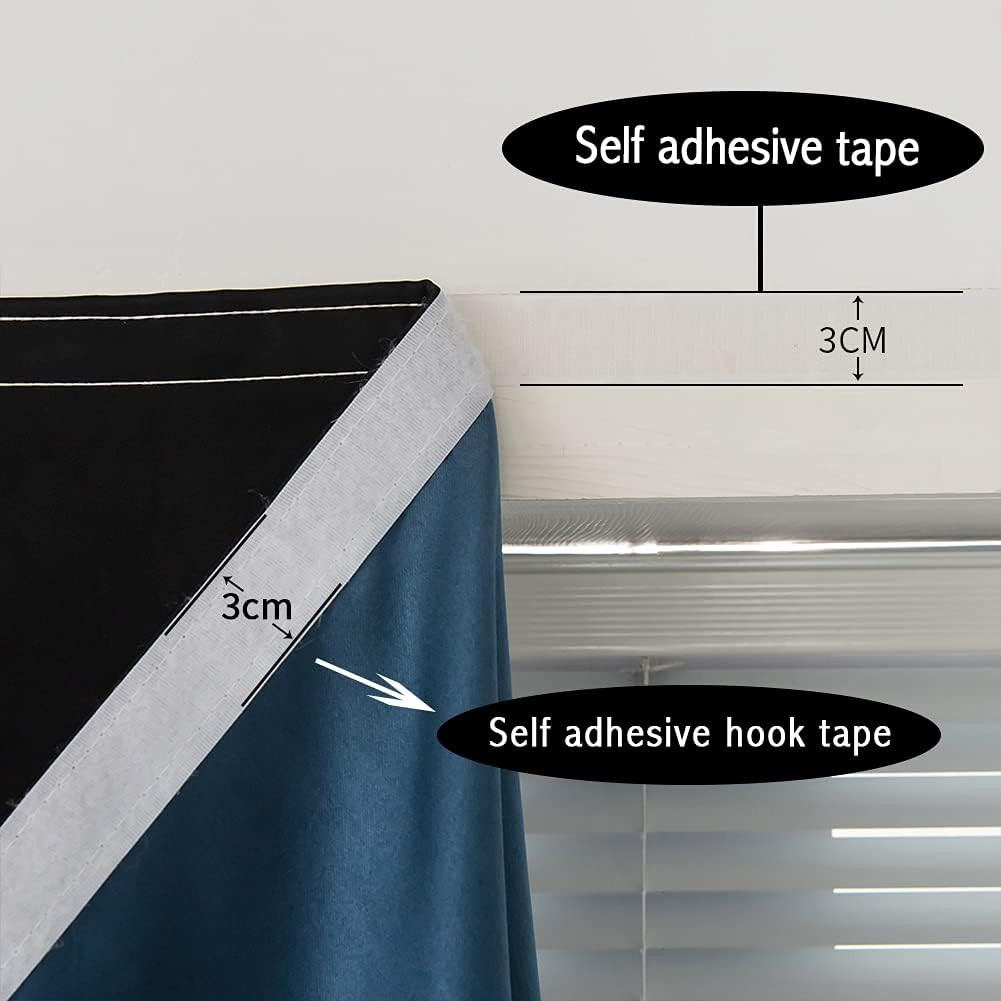 Autohesion Curtains for Windows,Bedroom Blackout Curtains for – Thermal Lnsulate