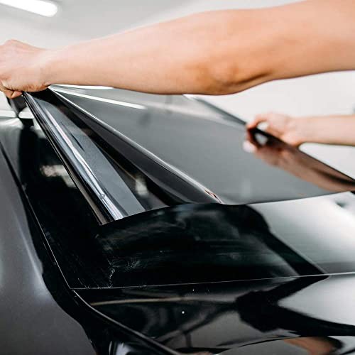 Car Window Tint Film for Auto Sun Shade Roll 15% VLT Black Universal Fit Width