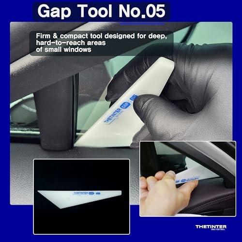 6-in-1 Window Tint Gap Tool Kit – Professional Narrow Gap Tint Finishing &