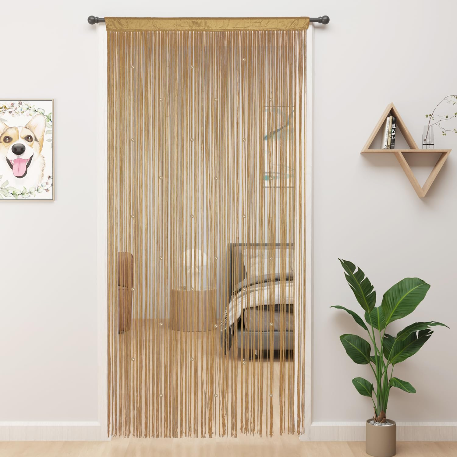 Beaded Curtain Beaded Curtains for Doorways Crystals Suitable for Interior Decor