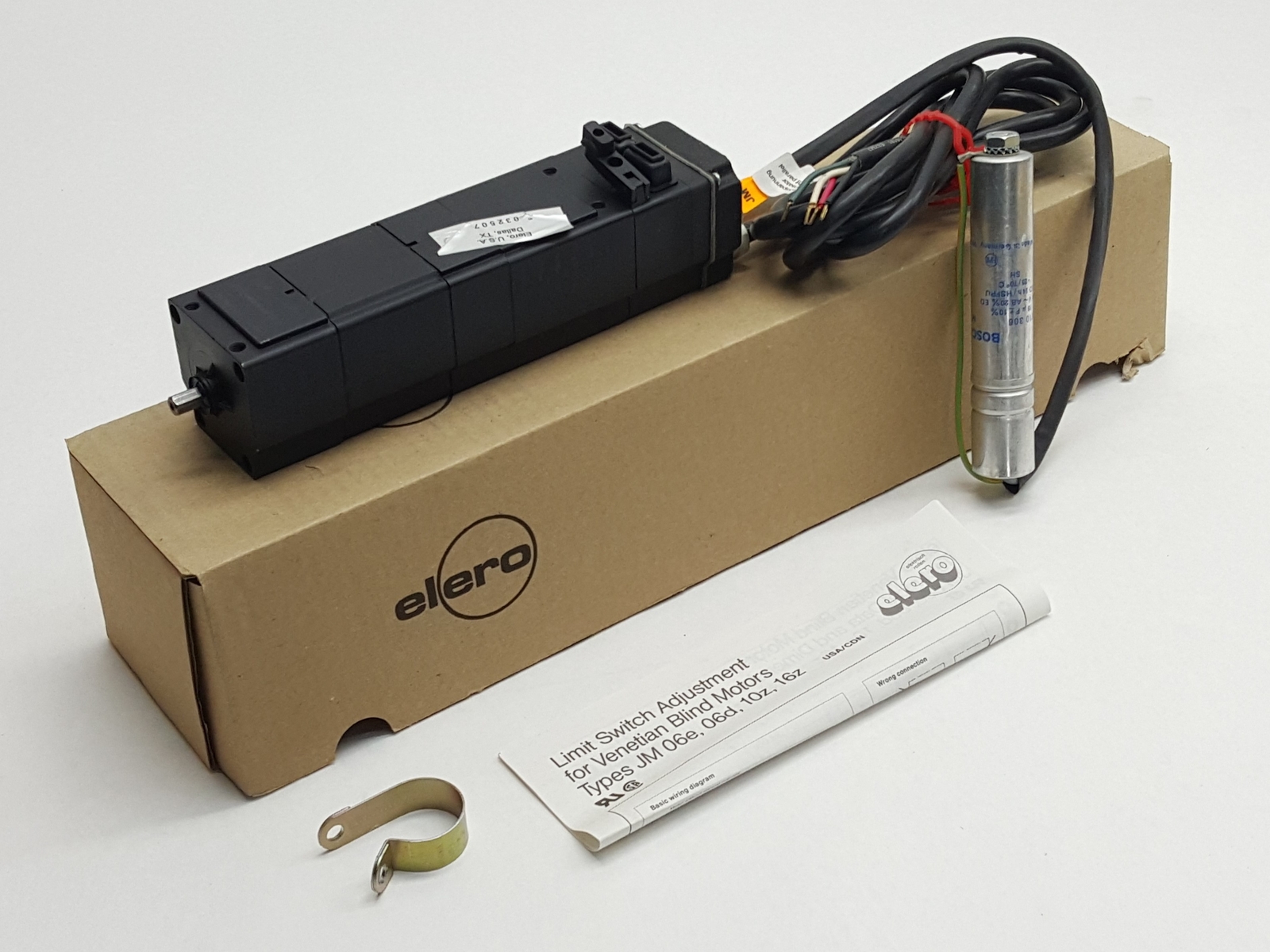 ELERO JM10z BEUREN D-7444 VENETIAN BLIND SHUTTER MOTOR 110-120V 120W 30RPM NEW