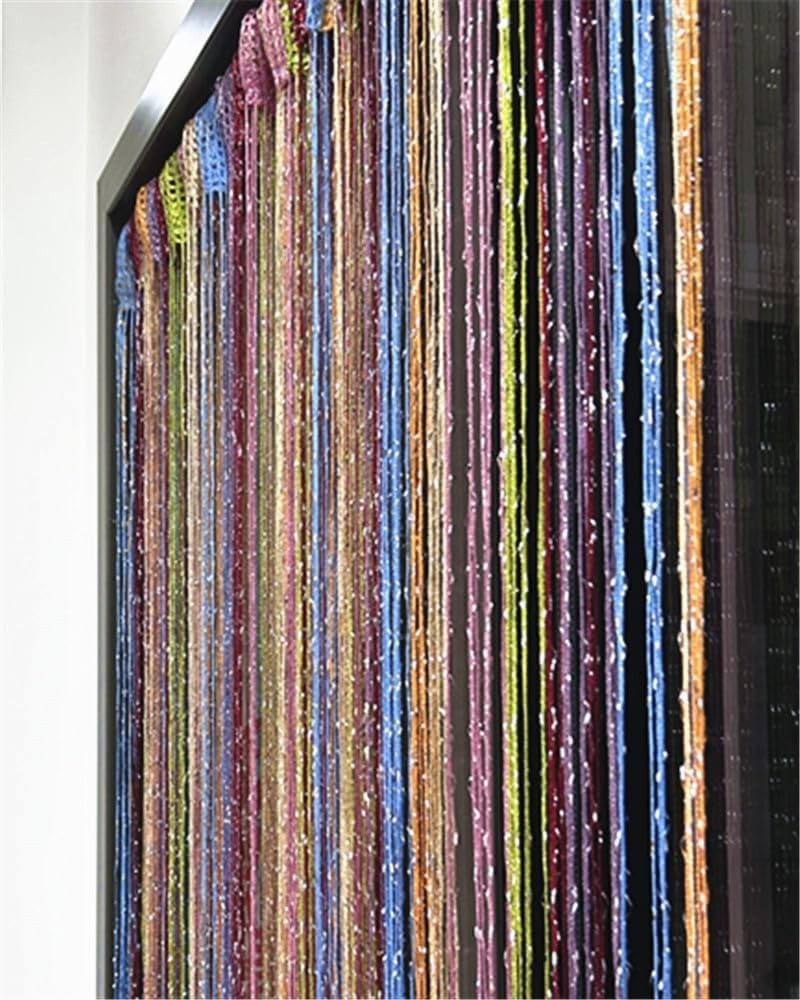Decorative Door String Curtain Wall Panel Fringe Window Room Divider Blind Di…