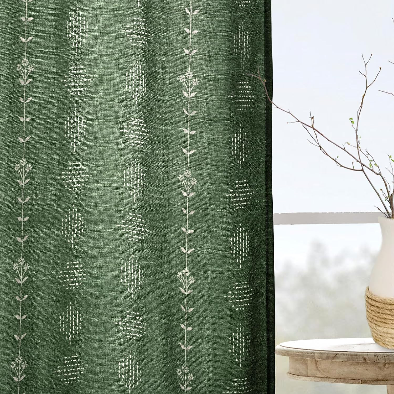 Elegant Boho Linen Sheer Curtains for a Breezy, Stylish Home Decor