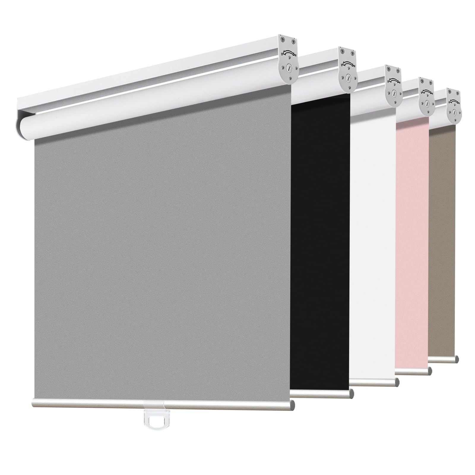 Joydeco Cordless Roller Shades Blackout Blinds For Windows Room Darkening
