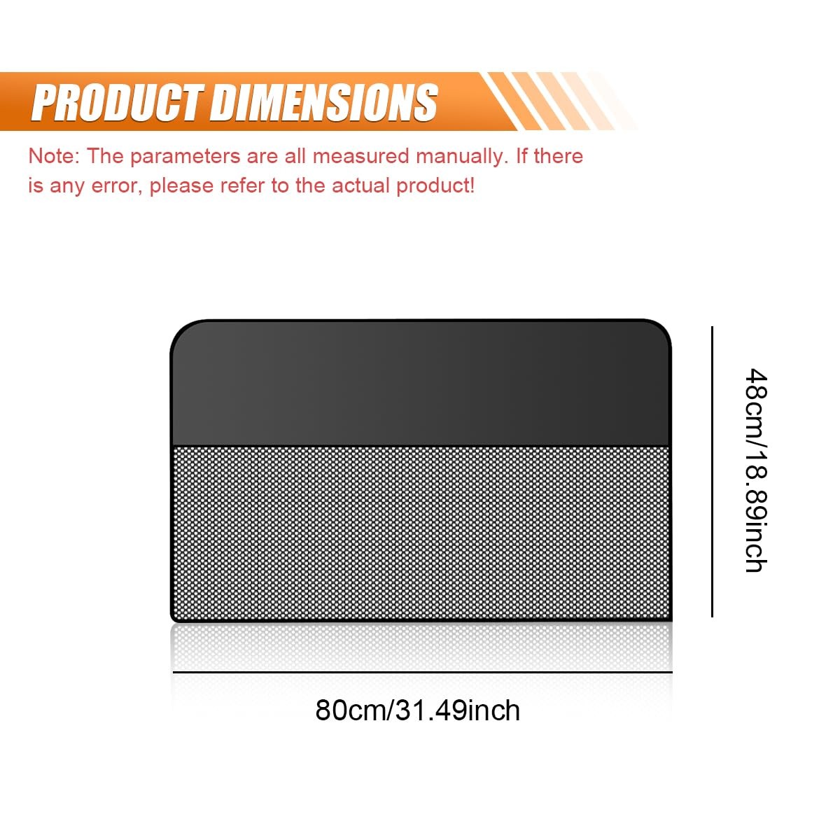 UHANBUT Car Rear Side Window Sunshade, Magnetic Automotive (2PCS), Black