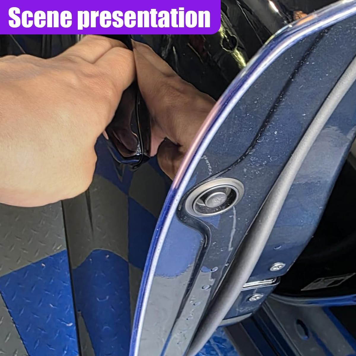 32Ft (10M) Car Door Edge Protector, Self-Adhesive Scratch Resistant U Shape Auto