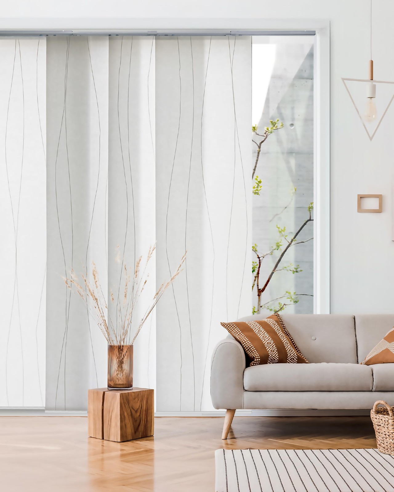 Adjustable Sliding Panel Track Blinds, White Vertical Blinds, Extendable Trac…