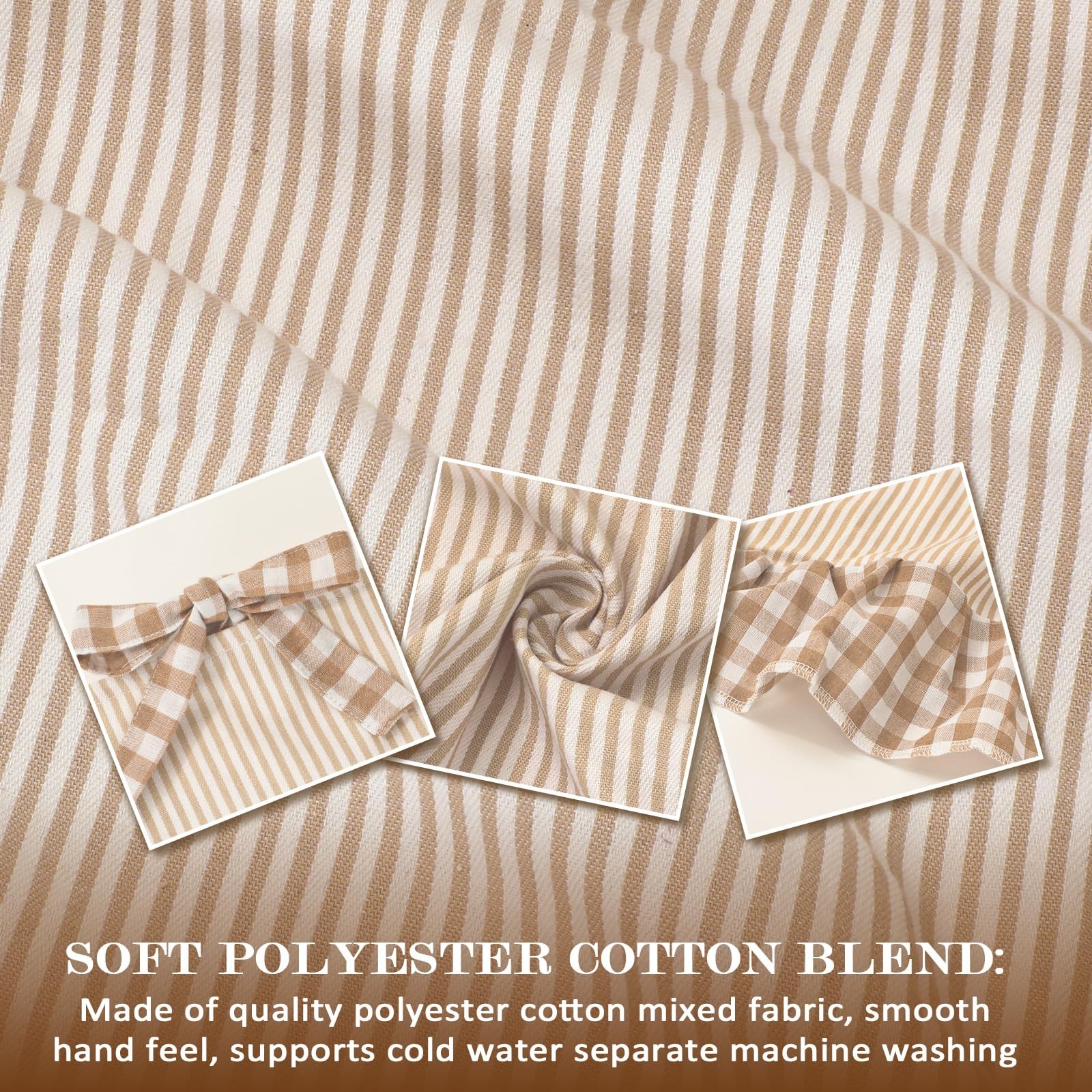 Brown Check Oven Skirt Brown White Plaid Gingham Oven Curtain Rustic Checkered S