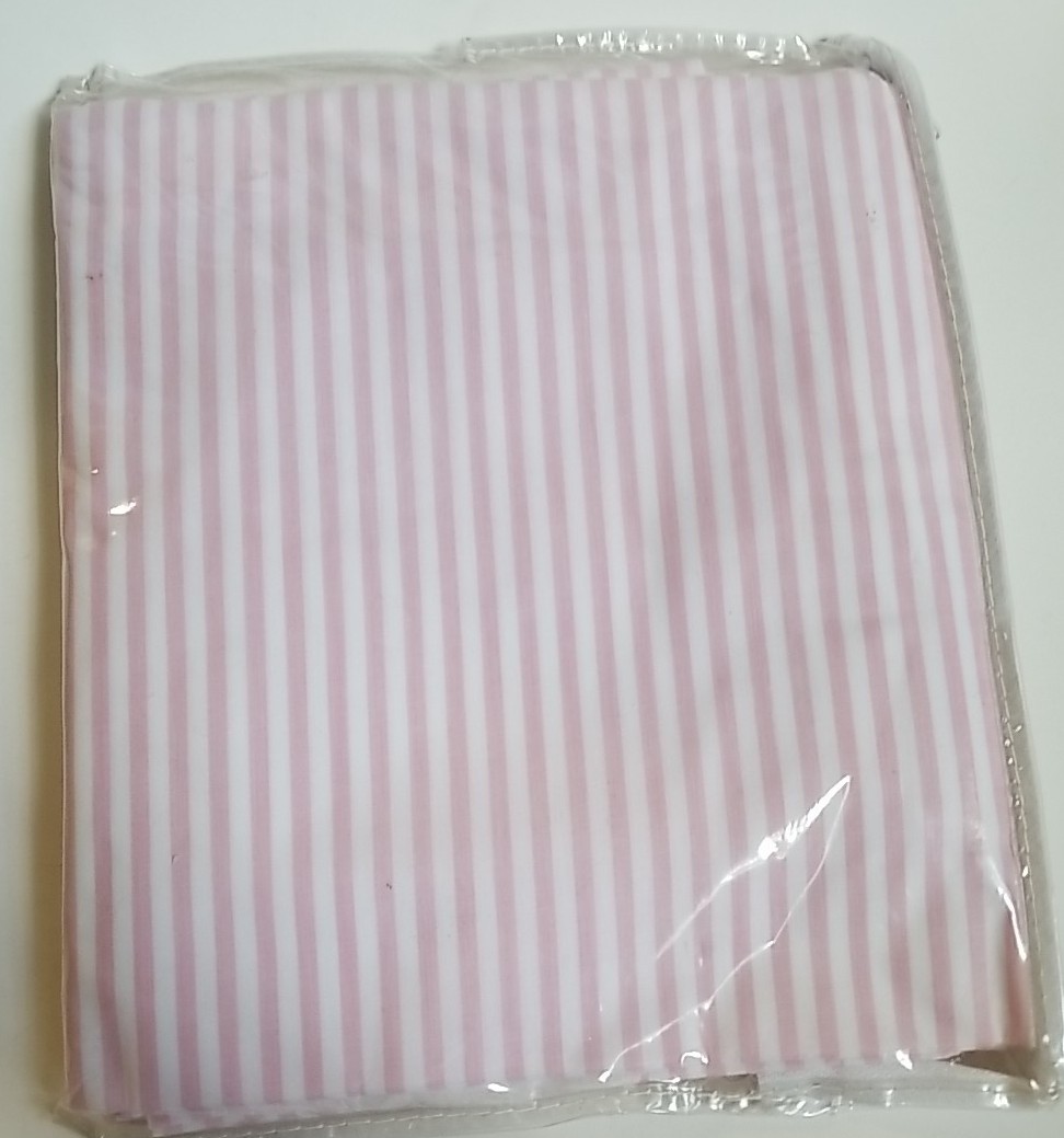Croscill Rosebud BLOUSON VALANCE Park Avenue Candy Stripe Pink 88×15 NiP
