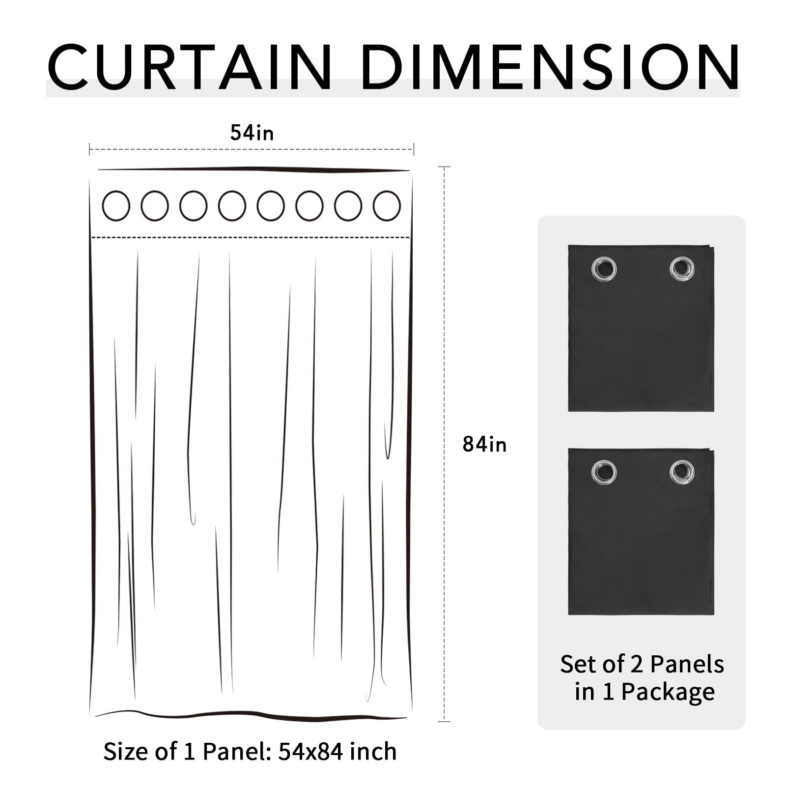 100% Waterproof Outdoor Curtains Windproof Weatherproof Porch Curtains, Premi…