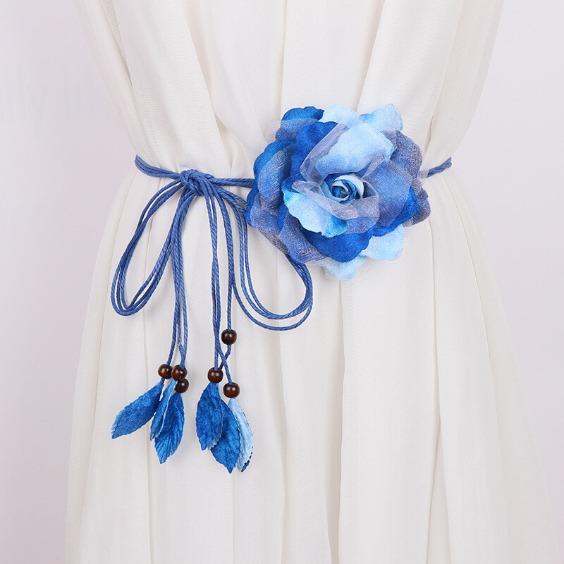 1 Pair Floral Curtain Tie Backs Holdback Tieback Holders Flower Home Decor
