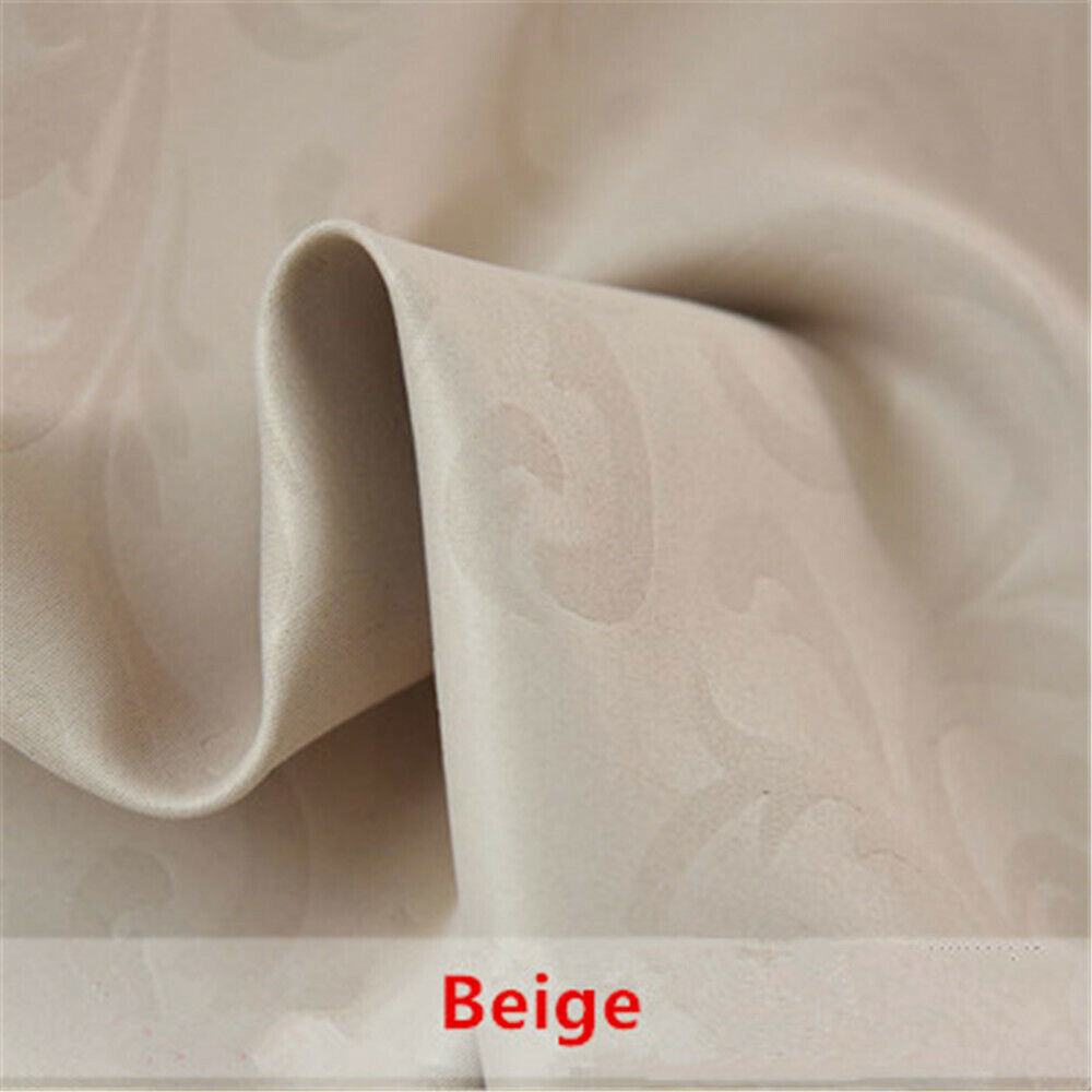 Blackout Jacquard Cloth Curtain 12 Colors Shading Curtain for Living Room 1Panel
