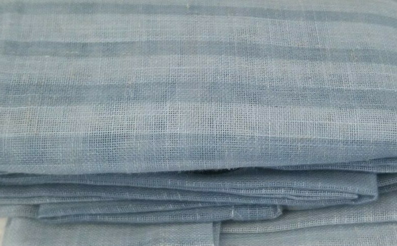 2 Home Blue Stripe Window Panels (1 pair) 108″ x 84″ NIP