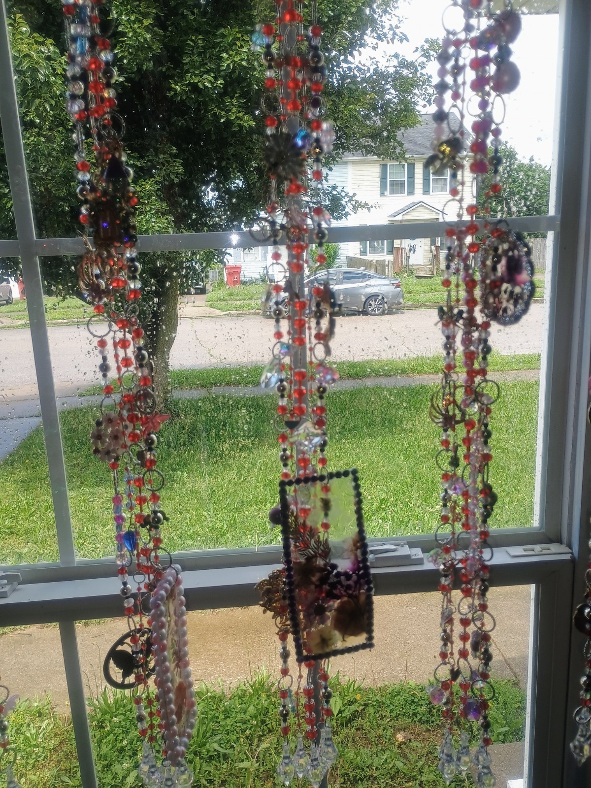 Crystal Curtains, Kool Kat, Loaded With Charms, Set Of 6