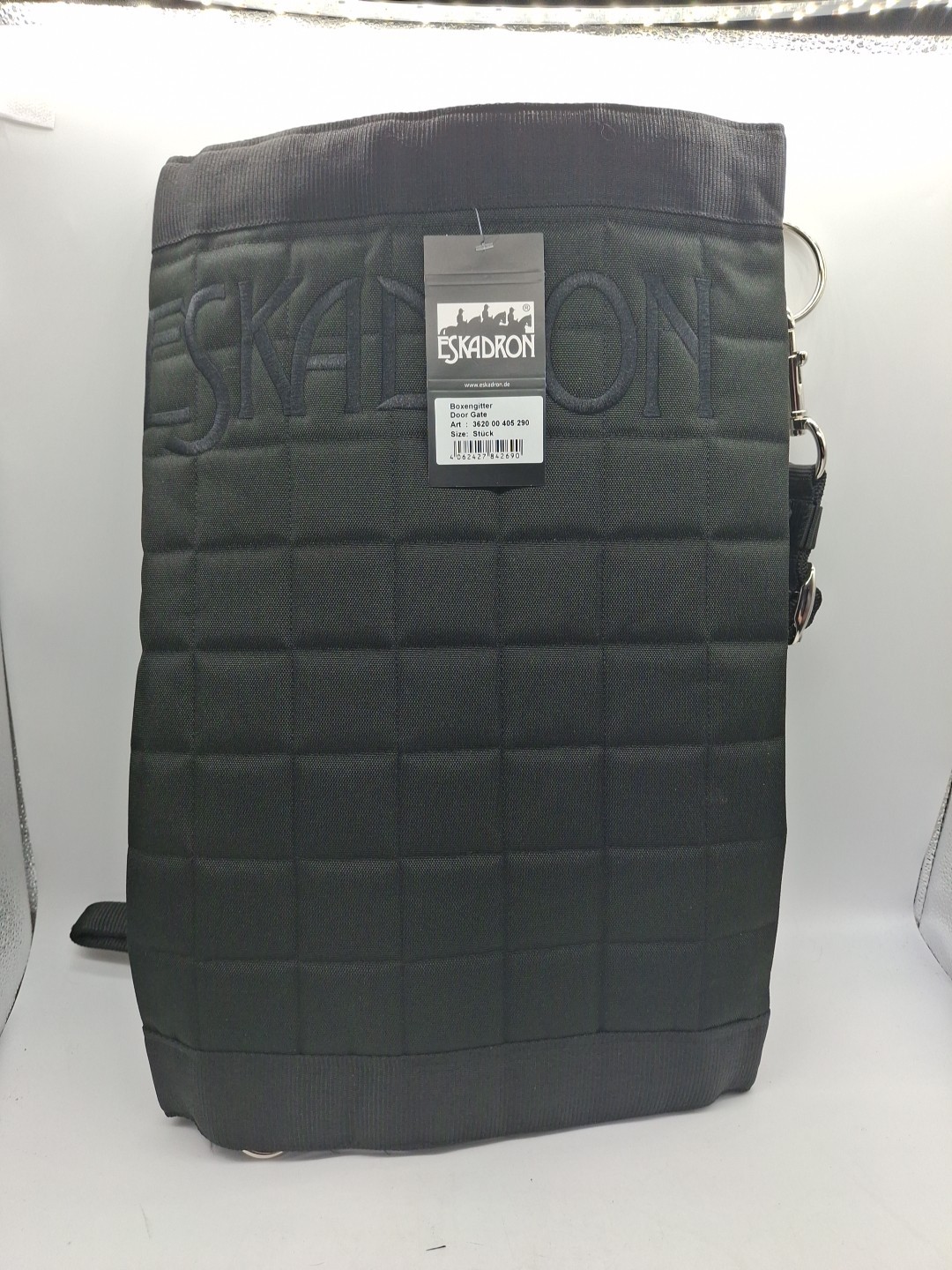 Eskadron Quilted Door Gate Black Color 90x50cm Brand New