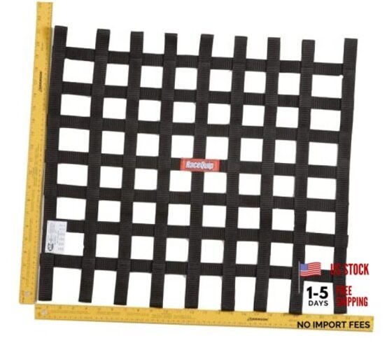 726007RQP Window Net SFI 27.1 1 in Webbing 21 x 24 21 in. H x 24 in. W Black