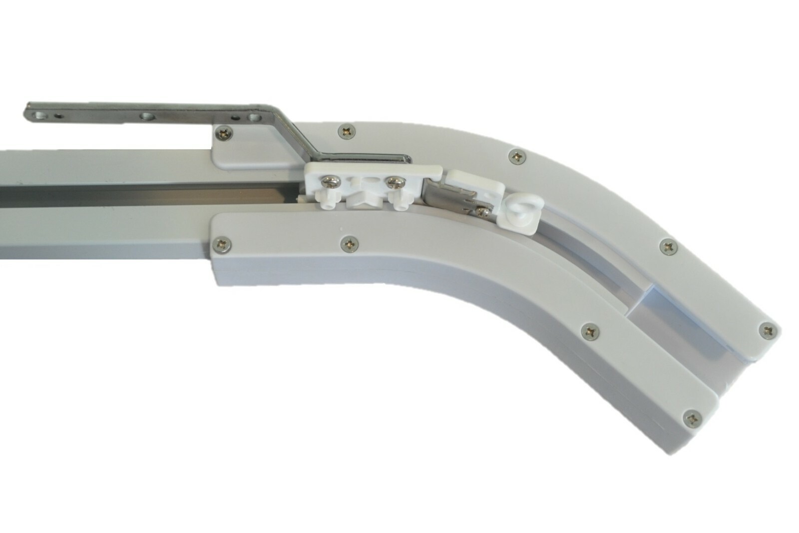 Remote Control Motorized Electric Curved Corner Bay Window Curtain Track CL200BT