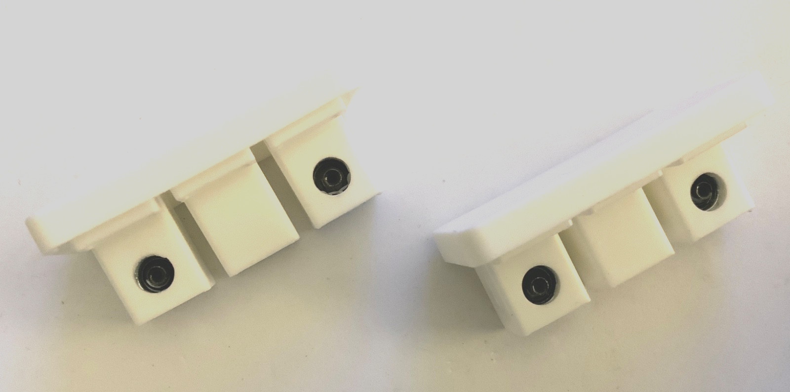 Set Of 2 End Caps for IKEA VIDGA Triple Curtain Panel Track Sliding Rail 146959