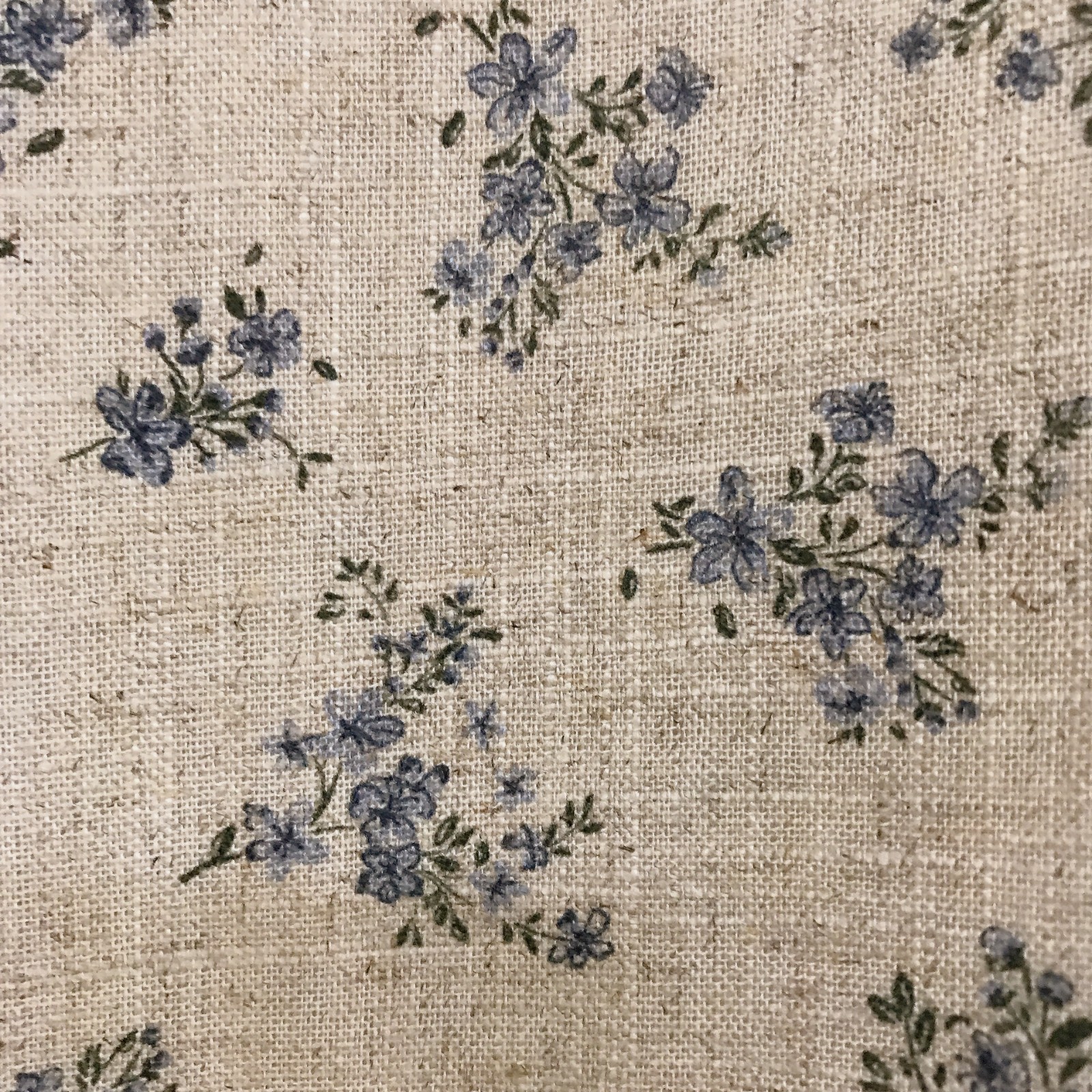 Handcrafted Floral Curtains Linen Blend Petite Botanical Custom Drapery Panels