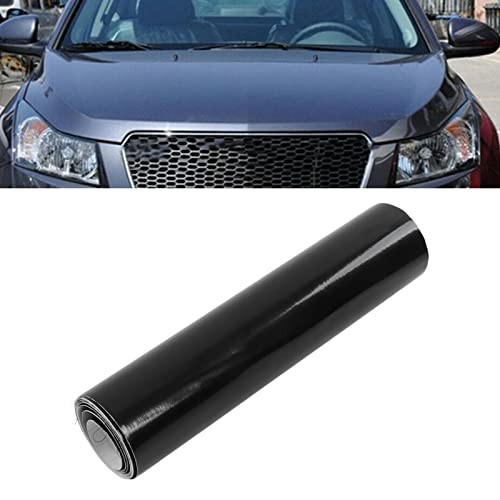 Window Tint Film, Car Van Windscreen Sun Strip Gloss Black 140x20cm Universal